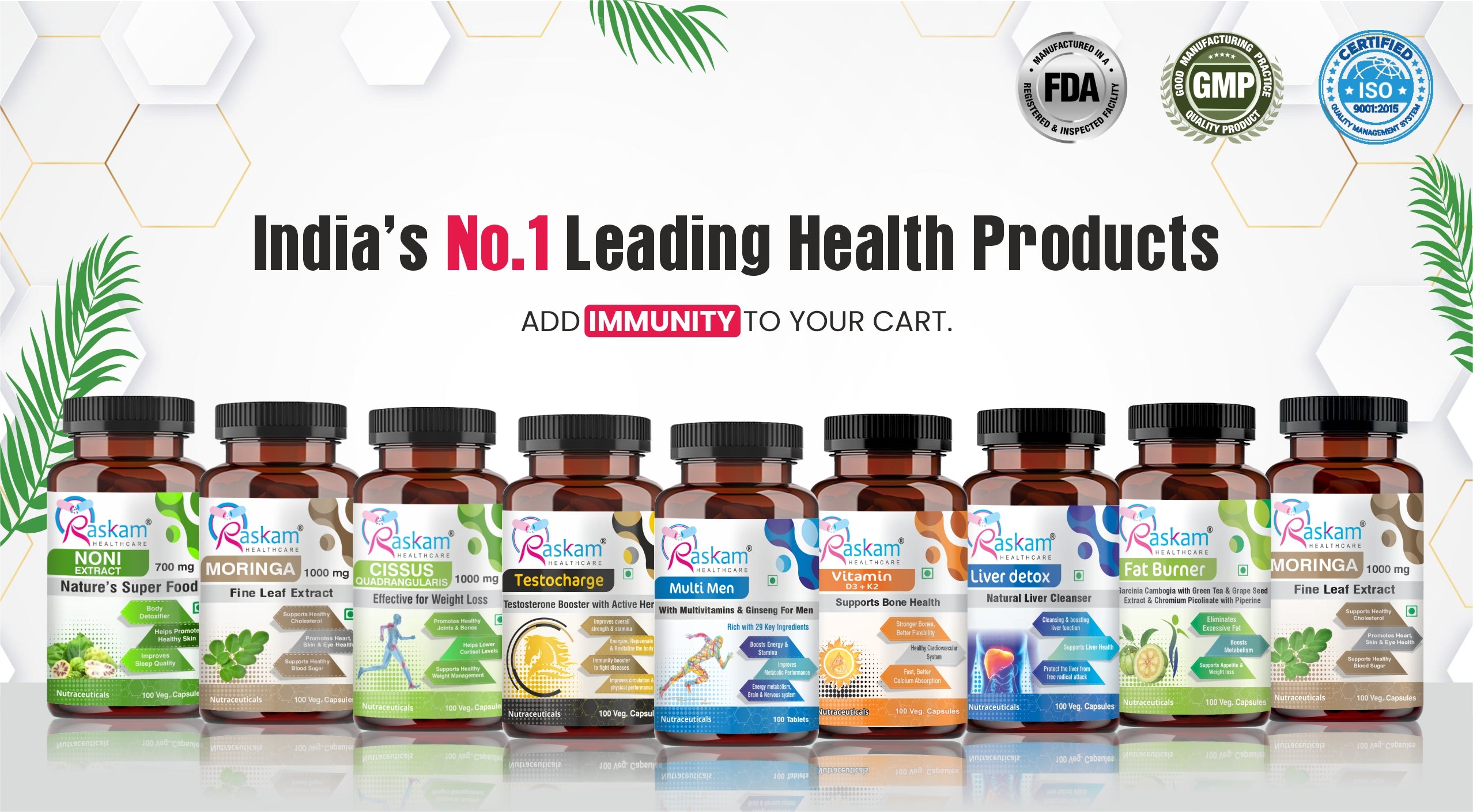 Raskam Healthcare India’s Best Nutraceutical Supplements