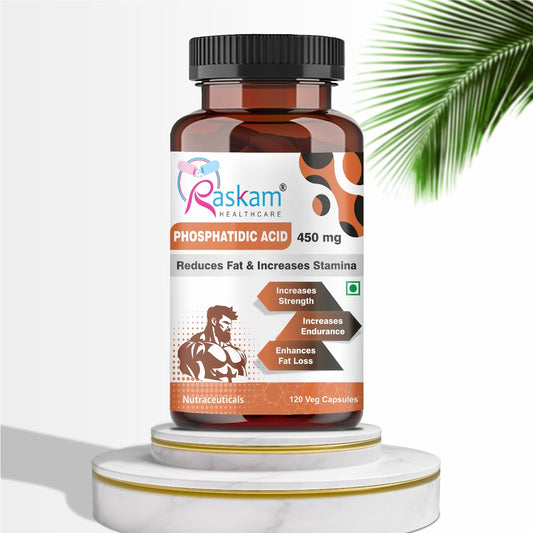 Raskam Phosphatidic Acid Capsules Enriched Phospholipid Complex for brain & cognitive health, 60 Veg Caps